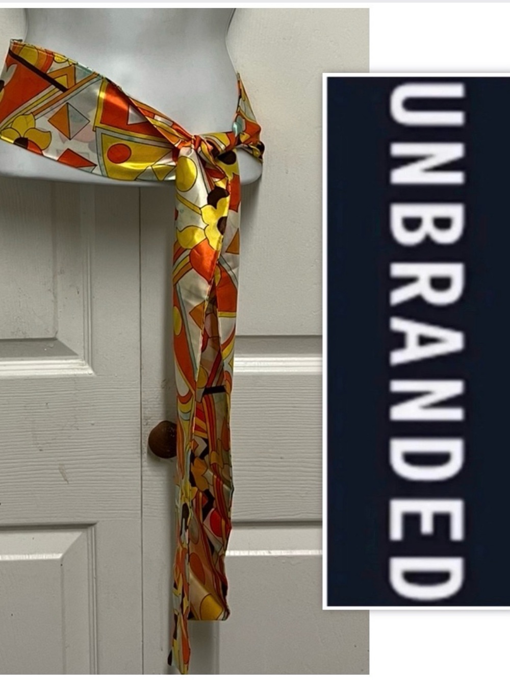 UNBRANDED Geometric Style Sash Scarf